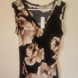 New York and Company Floral blouse.